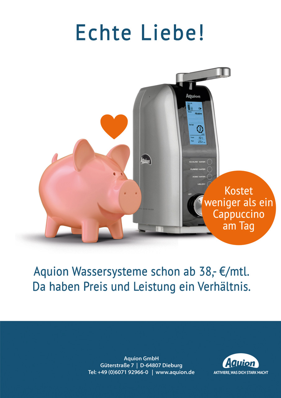 AquionWasser: mehr als einen Wasserfilter