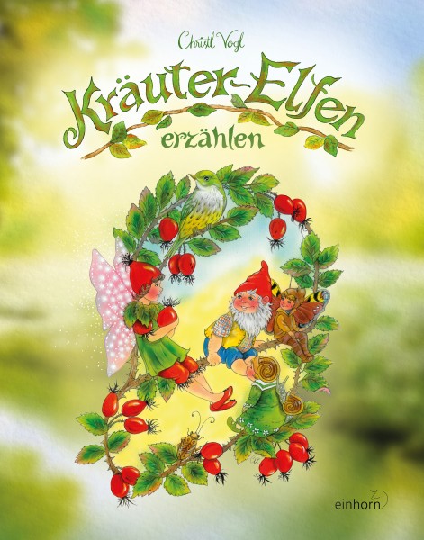 Kräuterelfen 4 Buchtitel mit der Aufschrift Kräuterelfen erzählen