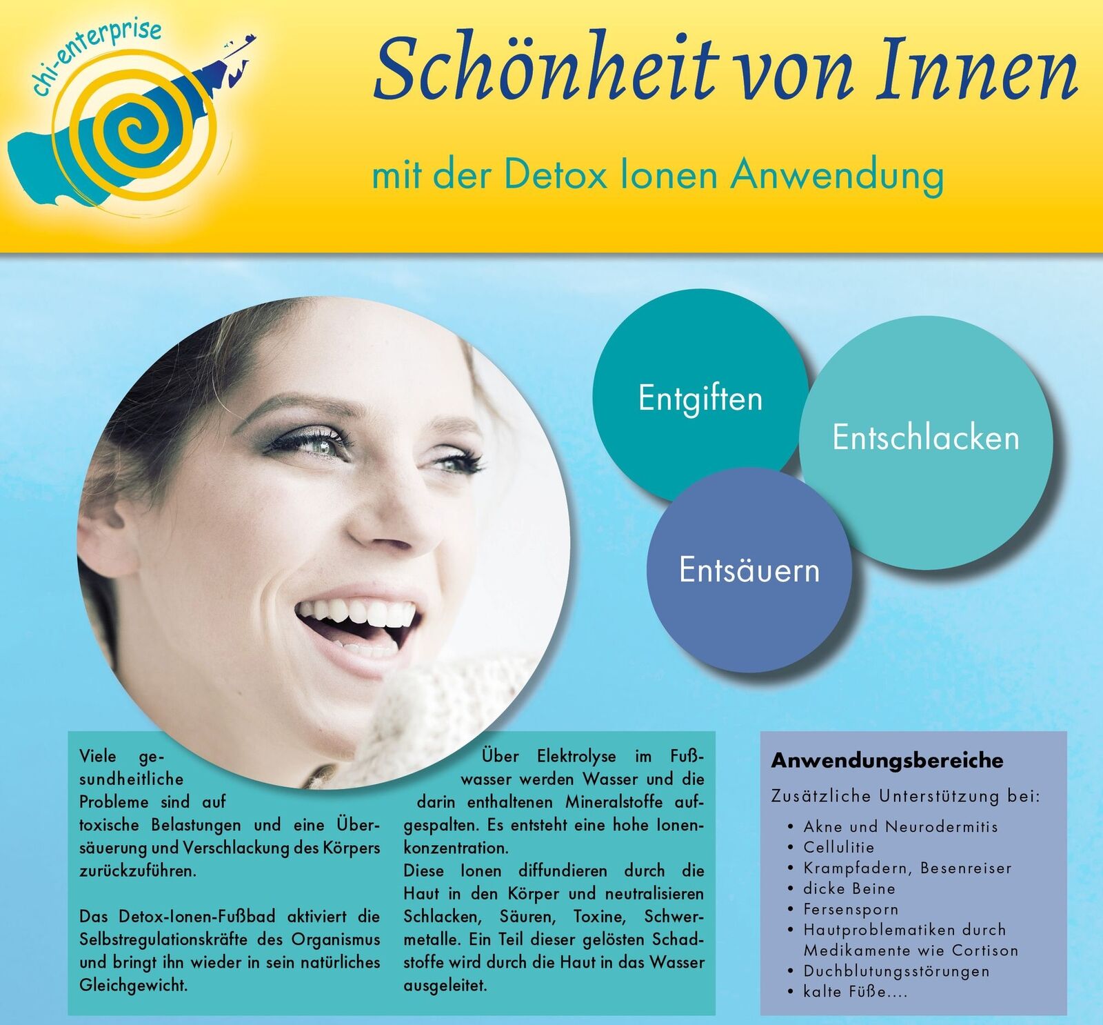 Detox Flyer Schönheit von Innen