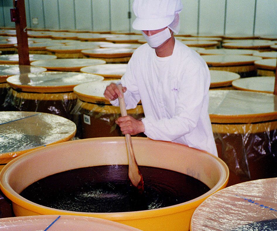Man-Koso, ein fermentiertes Lebensmittel aus Asien im Glas