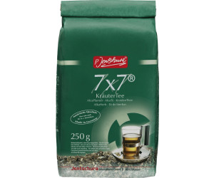 Tee 7x7 Grüne Teepackung aus Papier mit der weißen Aufschrift 7x7