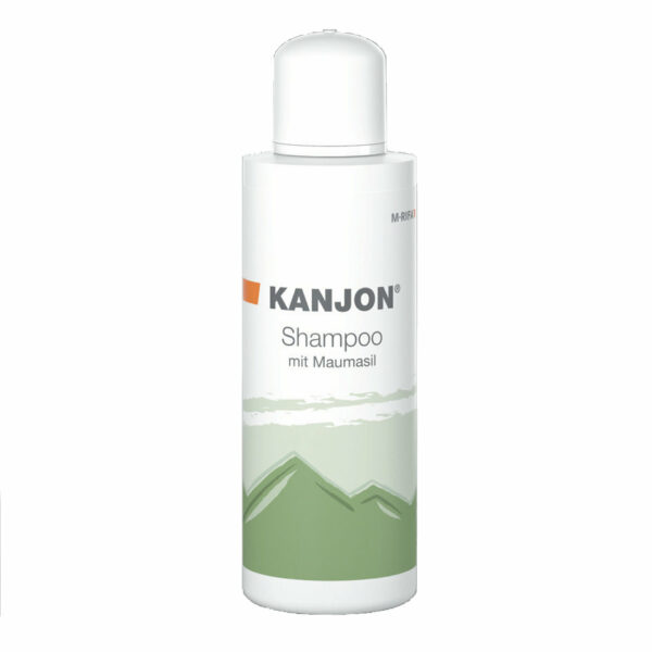 kanjon Shampoo Fläschchen kanjon Shampoo mit Maumasil grün weiß